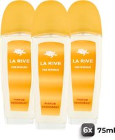 La Rive Deo for Woman Glas - Voordeelverpakking 6 Stuks