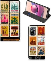 Beschermhoesje Xiaomi Redmi Note 10S | 10 4G | Poco M5s Telefoonhoesje Design Postzegels