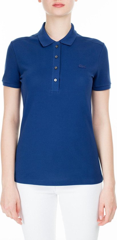 Lacoste Dames Poloshirt - Methylene - Maat 36 | bol.com