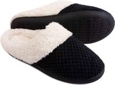 Pantoffels Dames - Sloffen - Maat 38/39 - Zwart - Anti-slip - Comfeet