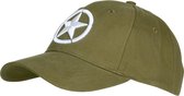 Fostex Garments - Baseball cap Allied Star WWII 3D (kleur: Groen / maat: NVT)