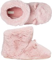 Pantoffels kinderen pink fluffy | boot slippers extra zacht