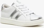TwoDay leren meisjes sneakers met zebraprint - Wit - Maat 28