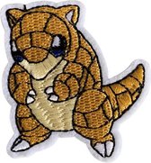 Pokemon Sandshrew strijk embleem - patches - stof & strijk applicatie