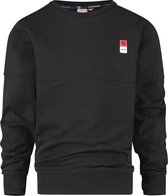 Vingino Basis Crew Jongens Trui - Deep Black - Maat 152