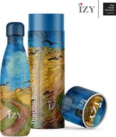 IZY Bottles x Van Gogh Museum - Korenveld | 500 ML | Thermosfles | Drinkfles | Waterfles | Schoolfles | Isoleerfles | Beker | Drinkbeker | Koud | Warm | Fles | Back to School |  50