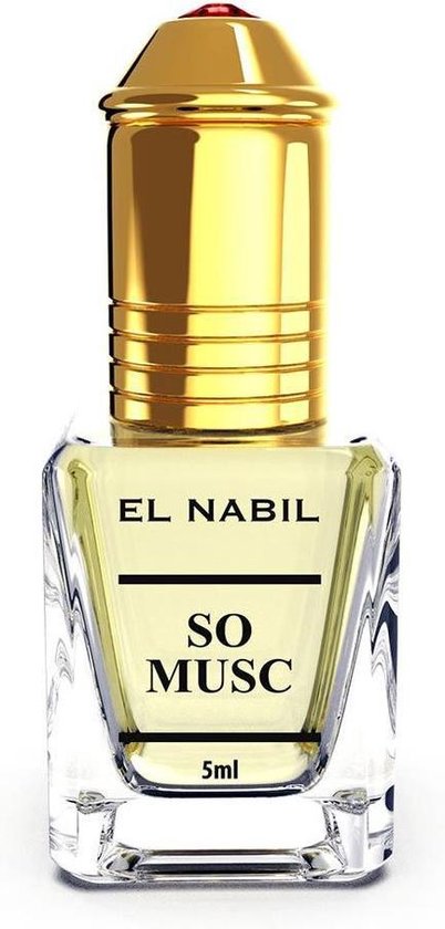 El Nabil So Musc Parfum - Houtachtig en kruidig met tonkaboon - 5ml