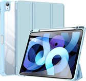 Dux Ducis - Tablet hoes geschikt voor Apple iPad Air 10.9 - Toby Series - Tri-Fold Book Case - Blauw