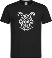 Zwart T-shirt met Witte “ Loki Logo “ print maat S