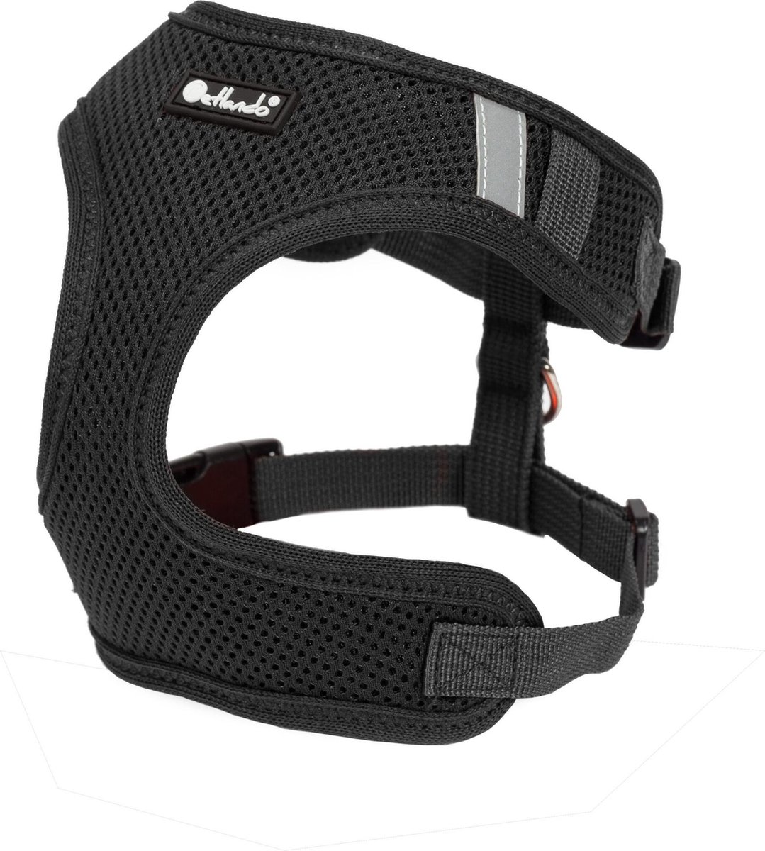 Petlando Hondenharnas Mesh Vest Zwart - Hondentuig - Xs 18-26/32-41 Cm