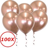 Rose Goud Ballonnen Verjaardag Versiering Rose Gouden Helium Ballonnen Bruiloft Rose Gouden Feest Versiering 100 stuks