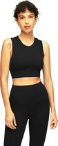 SPB Crop Top - Sport Top Dames met Uitneembare Vulling - Super Zachte en Comfy Sportkleding Dames Fitness - Sport Shirt Dames met Ademende Stof - Sport BH Dames met Elastische Band - Yoga Kle