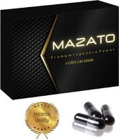 Erectiepil Mazato - 5 capsules - Snel & Langdurig plezier in bed - Discreet geleverd -  Vandaag besteld, Morgen in Huis!
