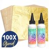 Goud + lijm + vernis