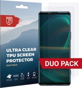 Rosso Screen Protector Ultra Clear Duo Pack Geschikt voor Sony Xperia 5 III | Folie | 2 Stuks