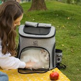 ACE Pets Hondenrugzak – Draagtas Hond en Kat – Hondentas – Draagzak Hond – Reistas Hond & Kat – Max. 7,5 kg – Maat L