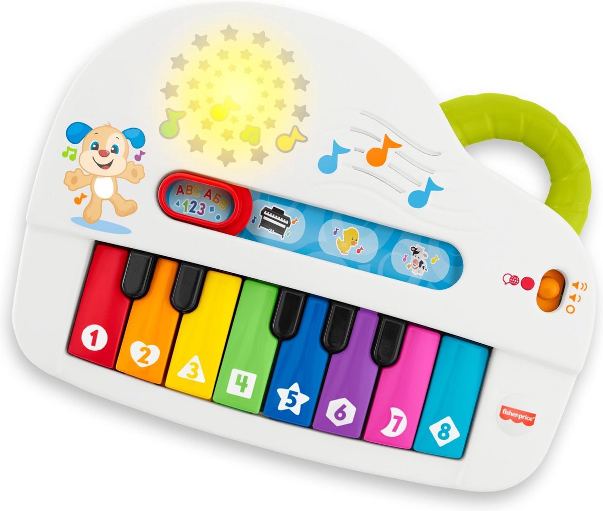 Fisher-Price Leerplezier Grappige Geluiden Light-Up Piano - Baby Speelgoed — afbeelding 5