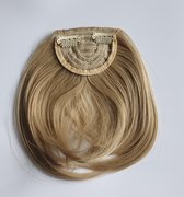 Pony hairextension clip in licht goud blond