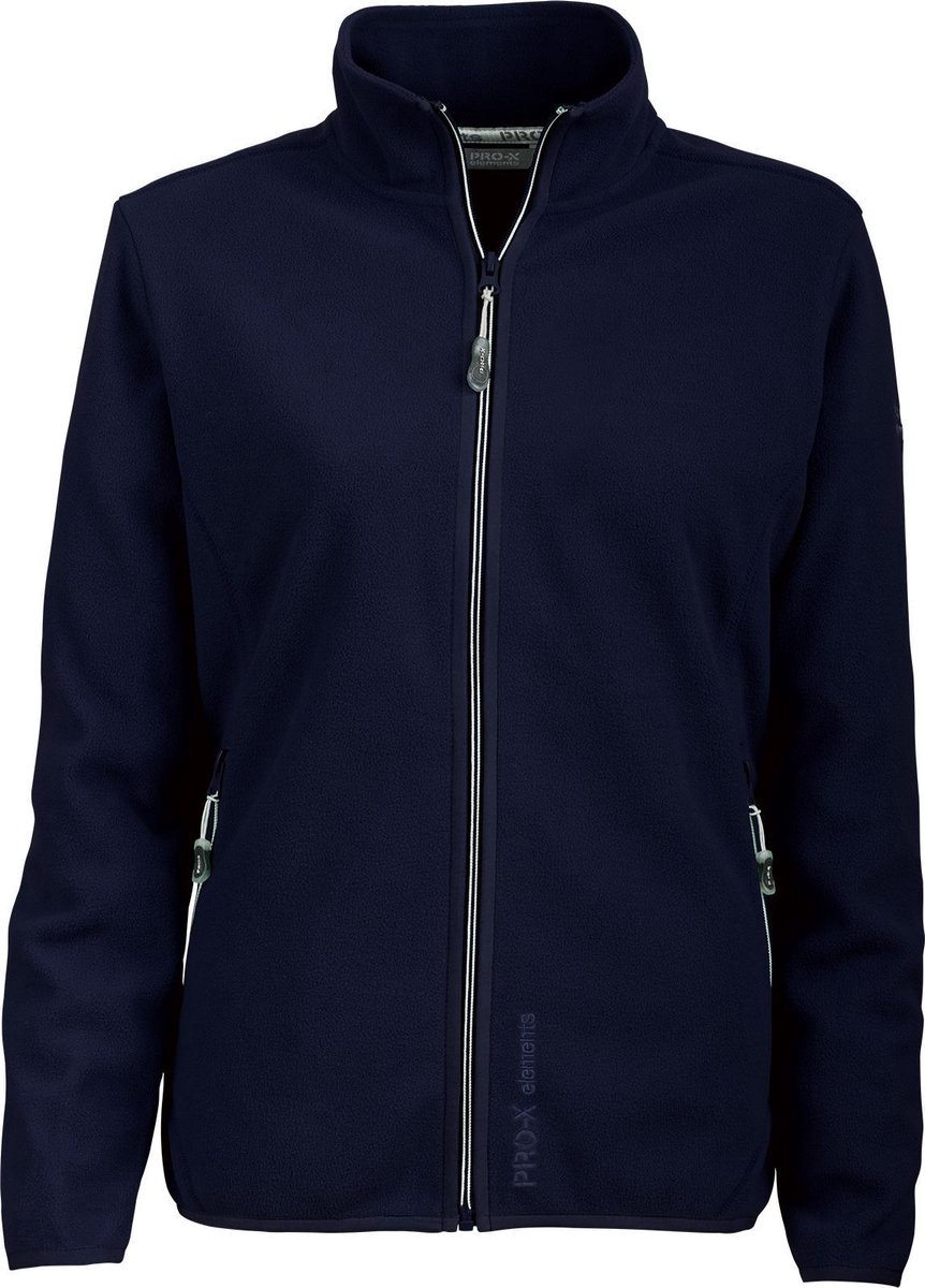 Pro-x Elements Fleecevest Britta Dames Polyester Blauw