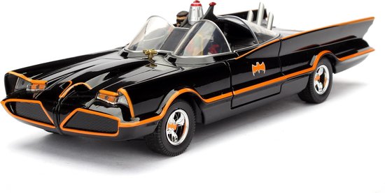 Foto: Jada toys batman 1966 classic batmobile 1 24 die cast vanaf 8 jaar speelgoedvoertuig