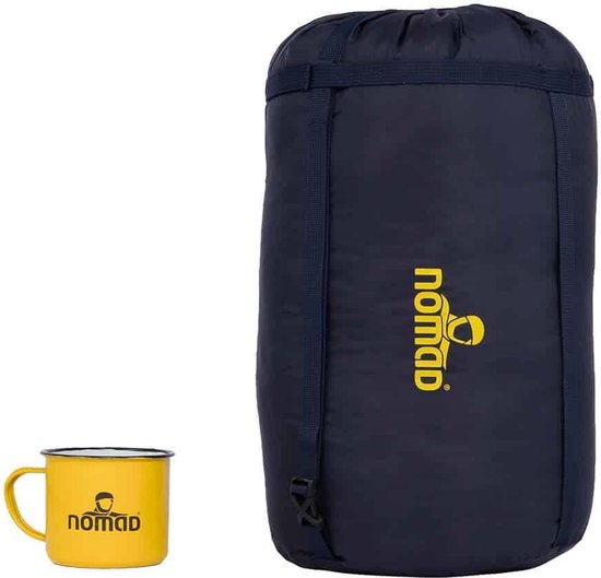 NOMAD® Compressiezak Mummy Slaapzak - Extra Small: 6 Liter inhoud - 15x15x31 cm - Voor slaapzakken tot 400 Gram - Slaapzak Hoes / Reistas van NOMAD — afbeelding 5
