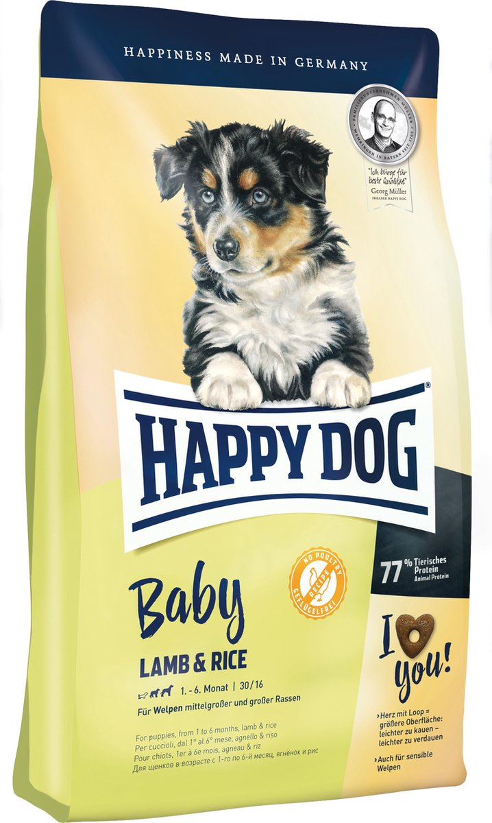 Happy Dog Happy Dog Pienso Para Perro Baby Lam & Rijst Hart | 1
