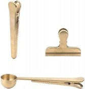 Kikkerland Vershoudklemmen Set Rvs  3 Stuks