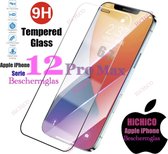 iPhone 12 Pro Max Screenprotector Glas – Tempered Glass - Transparant 2.5D 9H 0.3mm - HiCHiCO
