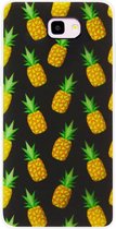 - ADEL Siliconen Back Cover Softcase Hoesje Geschikt voor Samsung Galaxy J4 Plus - Ananas