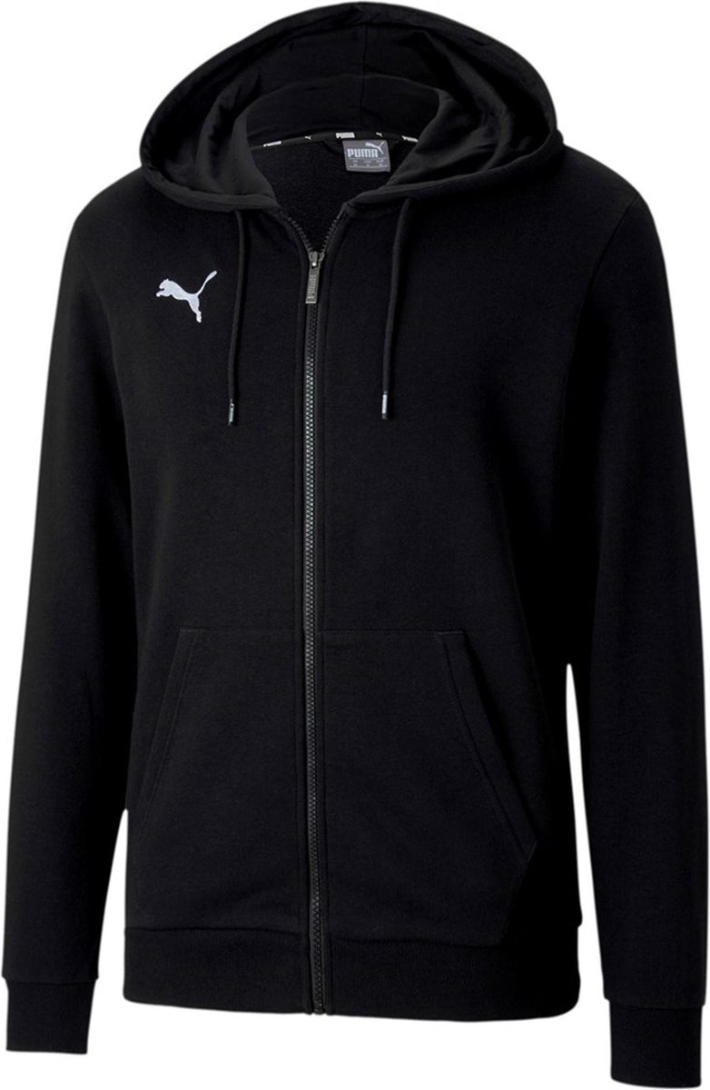 Puma team goal 23 casuals hooded jacket 65670803 Zwart