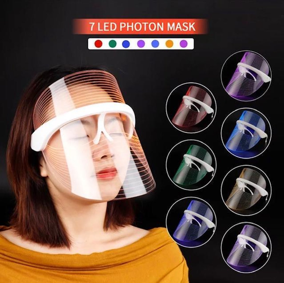 Lichttherapie gezichtsmasker Lichtgewicht LED masker LED