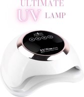 AIMES© - Professionele UV lamp - Gelnagels - 88 W Power - 30 LEDs - Touchscreen - Gellak - Levensduur van 50.000 uur - Nagellamp - Hoogwaardige nageldroger - Rosé goud/ parelmoer