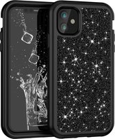 Luxe Glitter Shock Proof Hard Case Cover Bumper Hoesje Voor Apple iPhone 11 Pro - 3-In-1 Heavy Duty Telefoonhoesje Met Optimale  Bescherming - Beschermhoes Met Hardcover Back & Front Backcove