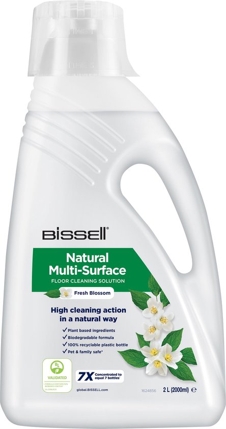 BISSELL Natural MultiSurface Schoonmaak Middel Reinigingsmiddel voor CrossWave bol