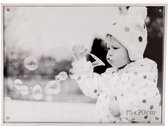 Cube Fotolijstje - Fotokader - White Hout - Fotoformaat 15x20cm