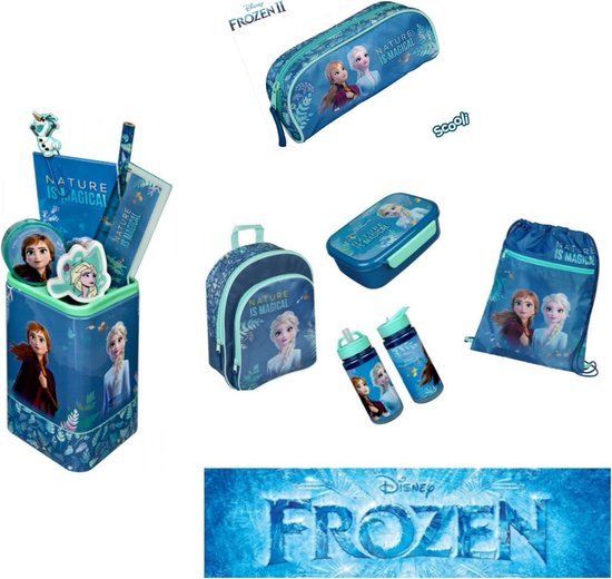 lunchset 6 delig| Disney Frozen II Elsa & Anna - Nature Magical - lunchset... | bol.com
