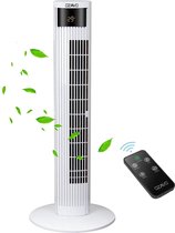 Trinitymax Tower Fan - XL Ventilator - 2021 model - Geluidloos - Super fan - Mobiele airconditioning, 3 in-1, luchtkoeler, ventilator, luchtreiniger, luchtbevochtiger -  12 uur timer -