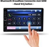 Bol.com Universele Autoradio met Bluetooth USB & Aux - Handsfree - Mirrorlink - Radio met Microfoon aanbieding