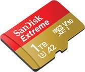 SanDisk Extreme MicroSDXC 1TB - U3 V30 A2 - 160MB/s - met adapter