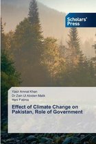 Effect of Climate Change on Pakistan, Role of Government