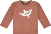 Babyface T-Shirt Long Sleeve Meisjes T-shirt - Terra Pink - Maat 86