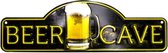 Beercave wandbord Beer Cave bier - 14,5 x 45,5 cm Reliëf
