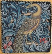 Kunst - Kussenhoes - The peacock - William Morris