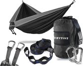 CRYTIVE - Hangmat - Kwalitatief Hangmat - Hangmat Zwart - 270X140CM