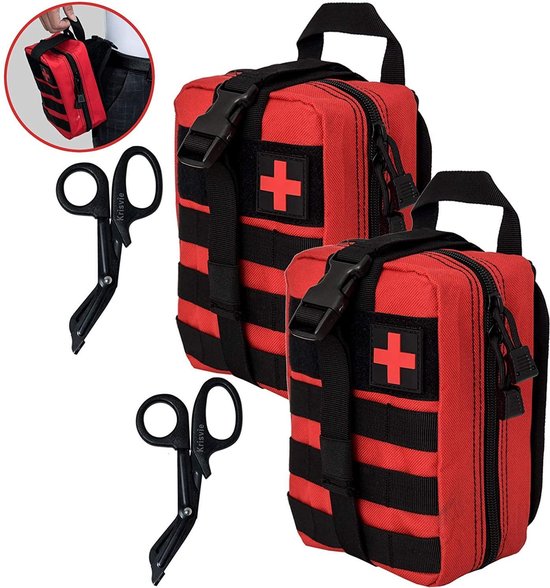 2Pack RipAway EMT Buidelzak Molle Pouch First Aid Kit Utility Pouch