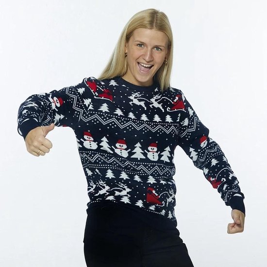 Foute Kersttrui Dames & Heren - Christmas Sweater "Stijlvol Kerst" - Kerst trui Mannen & Vrouwen Maat XXL