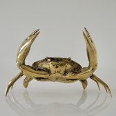 Gouden Krab - object - ornament - 21 x 12 cm