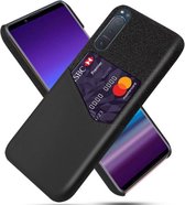 Sony Xperia 5 II Luxe Hybride Backcover met Pasjeshouder _ Zwart