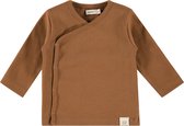 Babyface T-Shirt Long Sleeve Meisjes/Jongens T-shirt - Chocolate - Maat 68