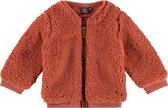 Babyface Teddy Cardigan Meisjes Vest - Burnt Orange - Maat 98